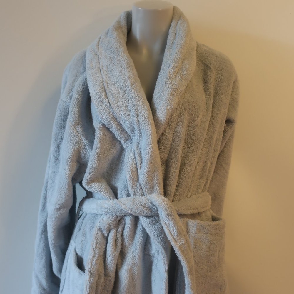 NWT Womens Charisma Light Blue Belted Bathrobe ONE SIZE* - Picture 4 of 7